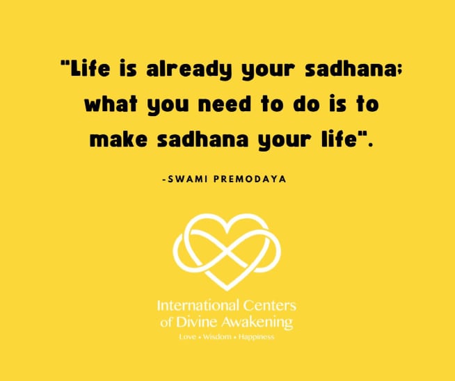 Swami Premodaya spiritual quote